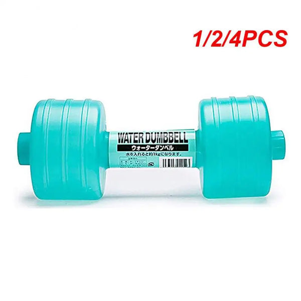 Adjustable Water Dumbbells - 1/2/4PCS 1kg Home Gym Weights for Fitness & Yoga
